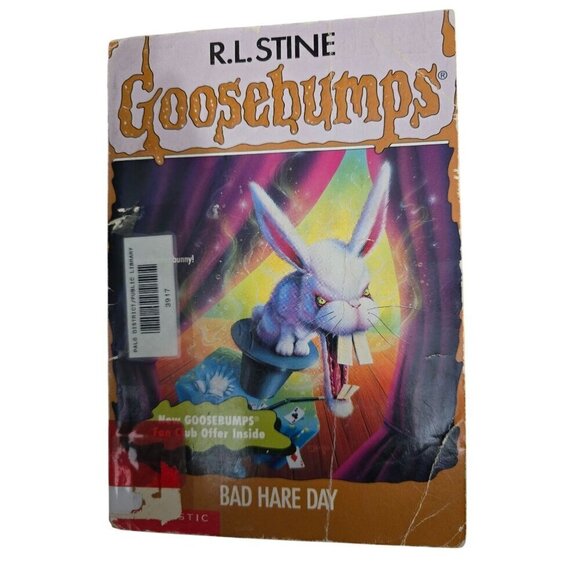 Vintage Other - Goosebumps #41 Bad Hare Day By R.L. Stine Vintage 90s Scholastic Paperback
